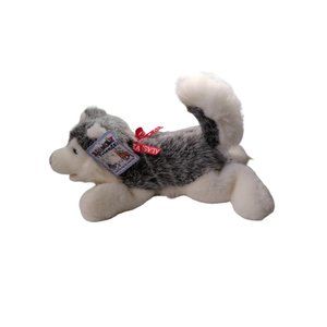 Siberian Husky Dog Plush Gray and White from Alaskan Friends